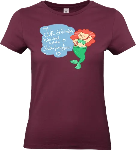 Ich schmeiß hin und werde Meerjungfrau - Meerjungfrau, Comic - Standard T-Shirt (Frauen)