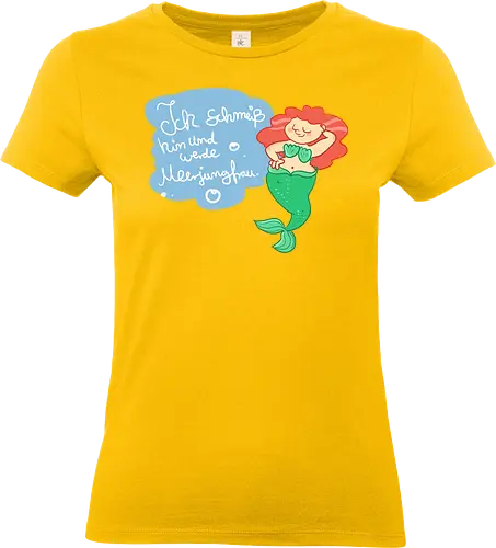 Ich schmeiß hin und werde Meerjungfrau - Meerjungfrau, Comic - Standard T-Shirt (Frauen)
