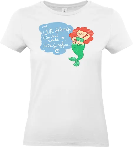 Ich schmeiß hin und werde Meerjungfrau - Meerjungfrau, Comic - Standard T-Shirt (Frauen)