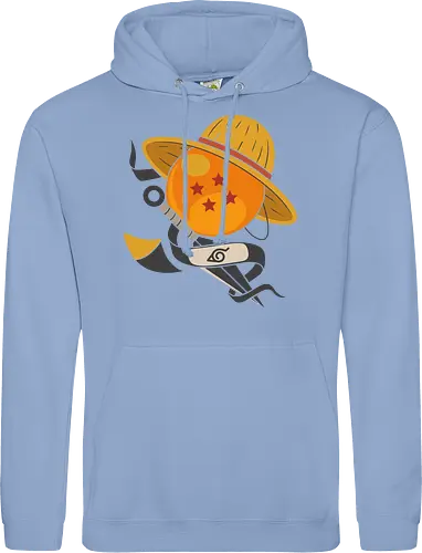 Anime Crossover Dragon Pirate Shinobi Mashup Art