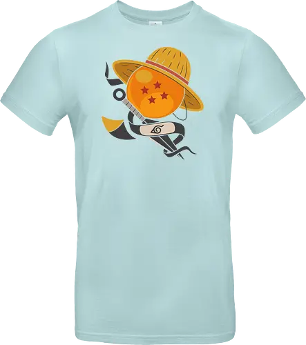 Anime Crossover Dragon Pirate Shinobi Mashup Art