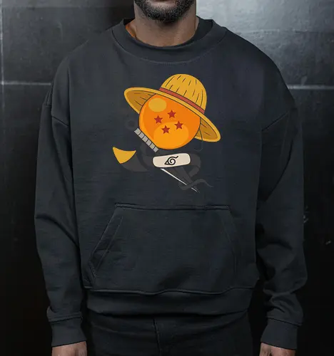 Anime Crossover Dragon Pirate Shinobi Mashup Art