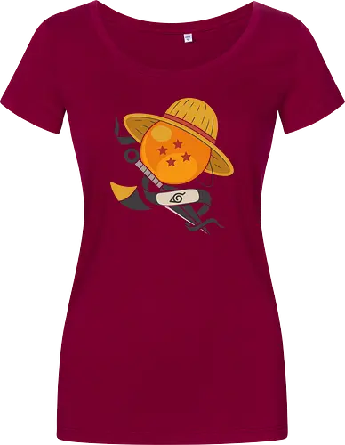 Anime Crossover Dragon Pirate Shinobi Mashup Art