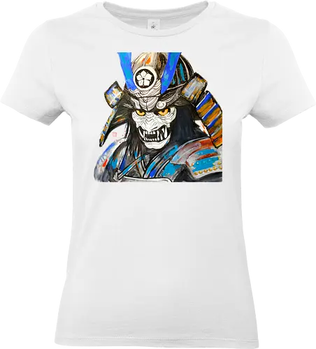 monkey samurai - samurai, monkey, mask, sumie, japan - Standard T-Shirt (Frauen)