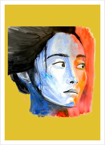 noriko in blue