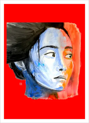 noriko in blue