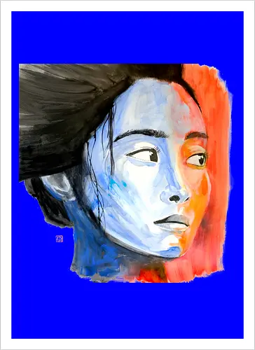 noriko in blue
