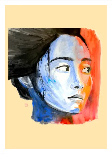 noriko in blue