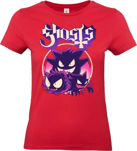 Haunted Ghosts - Ghost Band, Ghost, Haunter, Ghastly - Standard T-Shirt (Frauen)