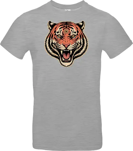 Third Eye Mystical Tiger Head Art Print