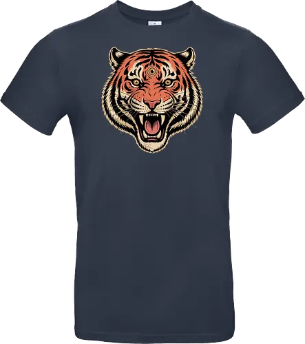 Third Eye Mystical Tiger Head Art Print