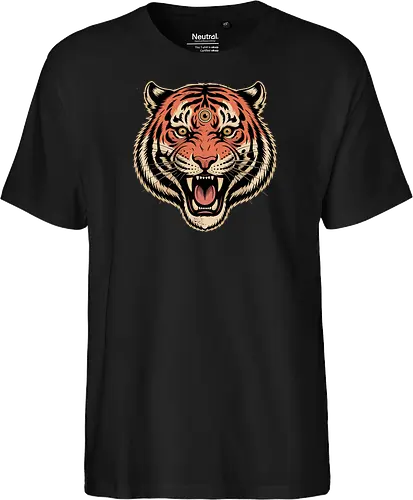 Third Eye Mystical Tiger Head Art Print