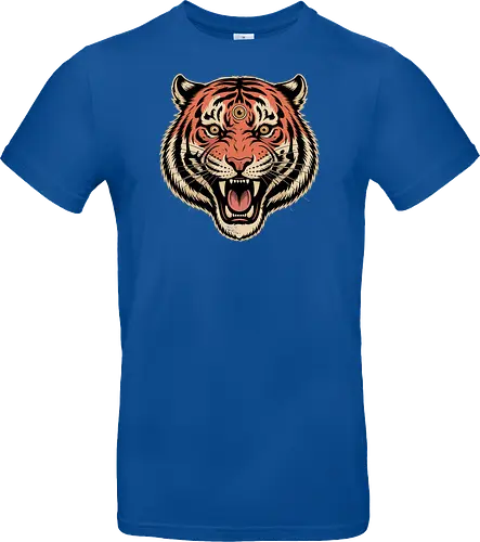 Third Eye Mystical Tiger Head Art Print