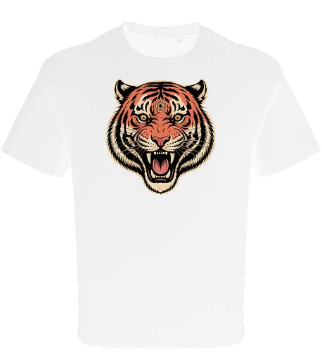 Third Eye Mystical Tiger Head Art Print