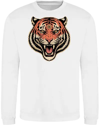 Third Eye Mystical Tiger Head Art Print