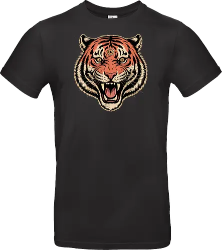 Third Eye Mystical Tiger Head Art Print