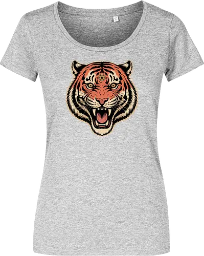 Third Eye Mystical Tiger Head Art Print