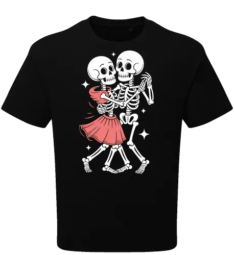 Dancing Skeletons Retro Gothic Romance
