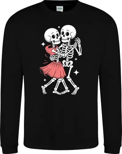Dancing Skeletons Retro Gothic Romance