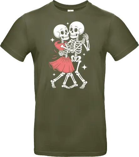 Dancing Skeletons Retro Gothic Romance
