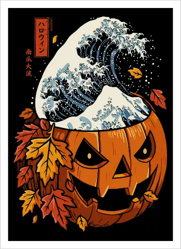 The Great Wave of Pumpkin