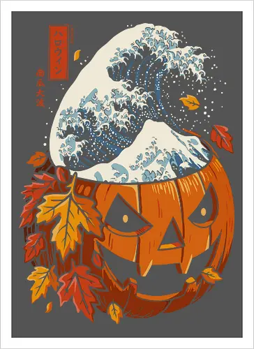 The Great Wave of Pumpkin