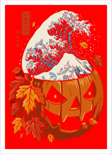 The Great Wave of Pumpkin