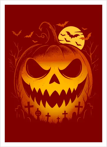 Scary Halloween Pumpkin