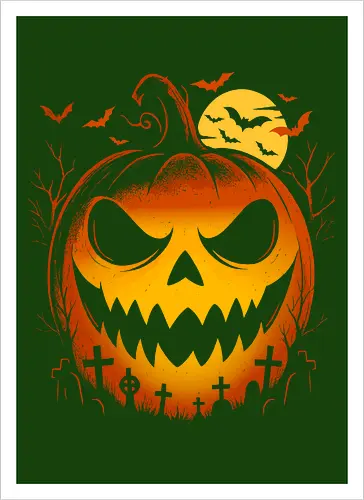 Scary Halloween Pumpkin