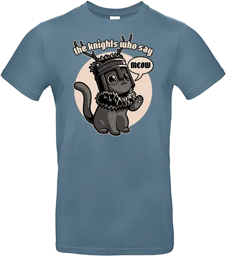Black Cat Movie Knight - Pop Culture, Black Knight, Knight, king arthur, medieval, movie, cult movie, comedy, British, parody, Cult Films, cat, black cat - Standard T-Shirt