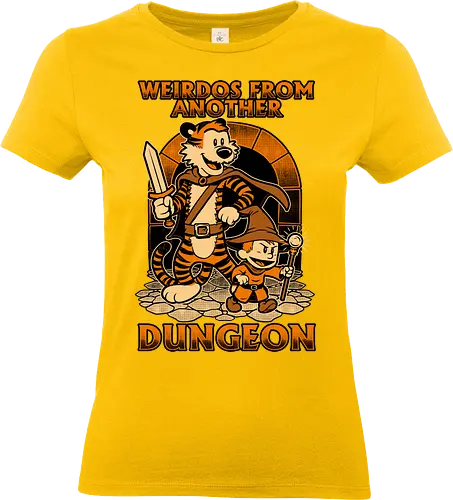 Tiger Boy Comic RPG - Comic, Comic Book, Comics, Adventure, Fantasy, Rpg, D20, Pen and Paper, Dungeon Master, Dungeon, Imagination, Warriors, Warrior, Knight, Magic, Spells, Spell, Mage, Retro Vintage, Vintage, Retro, Wizard, Epic, Weirdo, Role-play, Role-playing, Roleplay Game, Role-playing Game, Roleplay - Standard T-Shirt (Frauen)