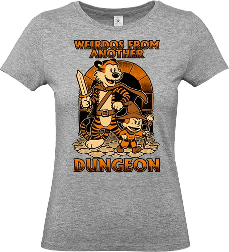 Tiger Boy Comic RPG - Comic, Comic Book, Comics, Adventure, Fantasy, Rpg, D20, Pen and Paper, Dungeon Master, Dungeon, Imagination, Warriors, Warrior, Knight, Magic, Spells, Spell, Mage, Retro Vintage, Vintage, Retro, Wizard, Epic, Weirdo, Role-play, Role-playing, Roleplay Game, Role-playing Game, Roleplay - Standard T-Shirt (Frauen)
