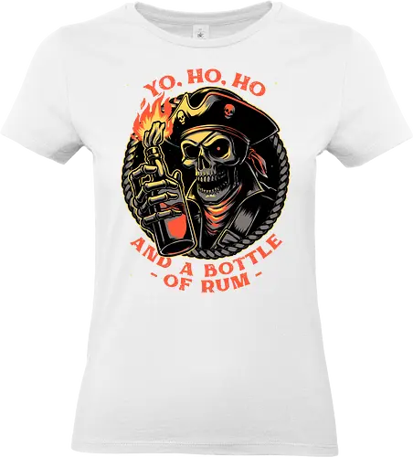 Revolution Pirate Song  - Pirate, Pirate Ship, Pirates, Song, Shanty, Music, Fantasy, Dark Fantasy, Skull, Skeleton, Creepy, Spooky, Molotov, Revolution, Fire - Standard T-Shirt (Frauen)