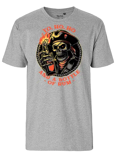 Revolution Pirate Song  - Pirate, Pirate Ship, Pirates, Song, Shanty, Music, Fantasy, Dark Fantasy, Skull, Skeleton, Creepy, Spooky, Molotov, Revolution, Fire - Fairtrade T-Shirt