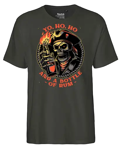 Revolution Pirate Song  - Pirate, Pirate Ship, Pirates, Song, Shanty, Music, Fantasy, Dark Fantasy, Skull, Skeleton, Creepy, Spooky, Molotov, Revolution, Fire - Fairtrade T-Shirt