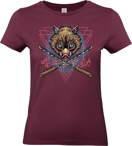 Raging Boar - Animated, animation, TV series, Japanese, demon, manga, slayer - Standard T-Shirt (Frauen)