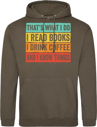 Read books and know things - Standard Hoodie