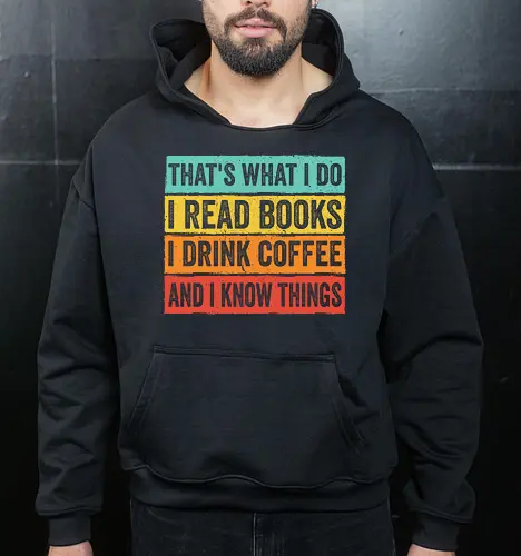 Read books and know things - Cropped Hoodie