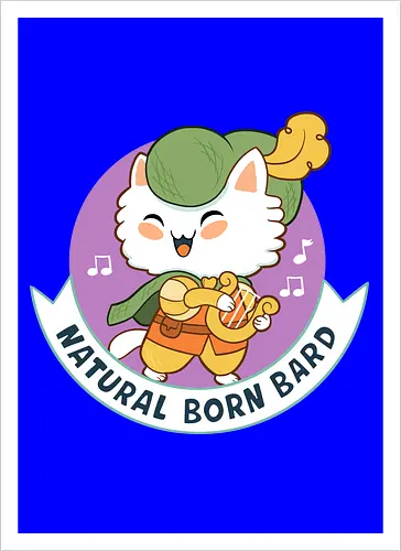 RPG Cats - Natural Born Bard