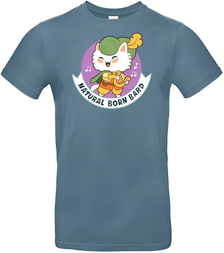 RPG Cats - Natural Born Bard - RPGArt, FantasyIllustration, DungeonCrawl, CuteFantasy, rpg, Pen and Paper, Katzen, fantasy katzen, Pen and paper, RPG, gaming, fantasy, D20, 20 sided dice, character classes, rollenspiel, rpg, rpg katzen - Standard T-Shirt