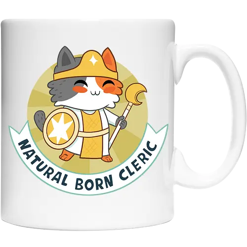 RPG Cats - Natural Born Cleric