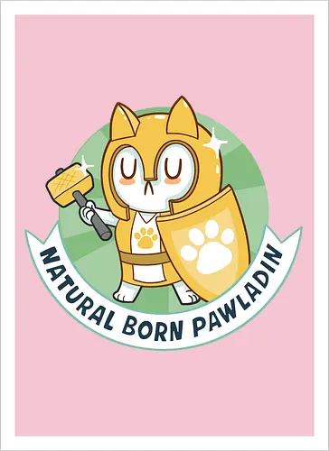 RPG Cats - Natural Born Pawladin