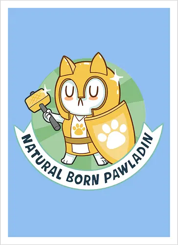RPG Cats - Natural Born Pawladin