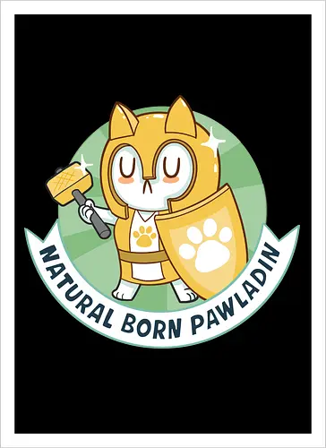 RPG Cats - Natural Born Pawladin