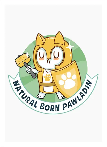 RPG Cats - Natural Born Pawladin