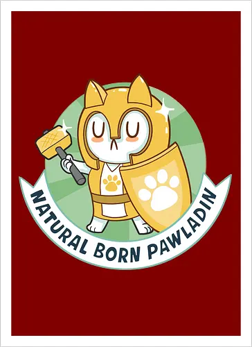 RPG Cats - Natural Born Pawladin
