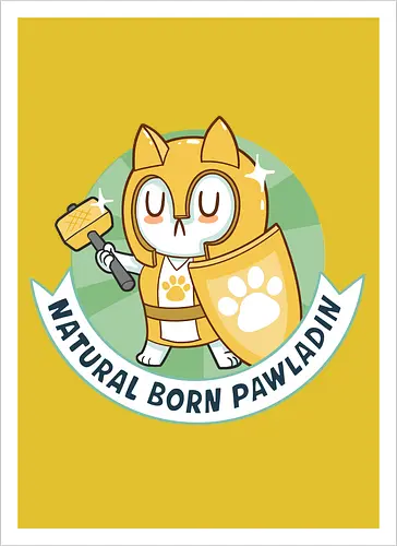 RPG Cats - Natural Born Pawladin