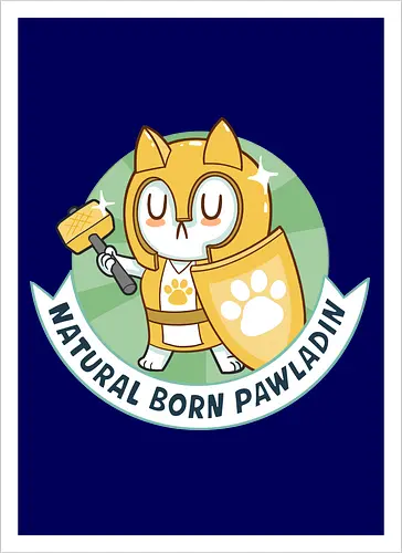RPG Cats - Natural Born Pawladin
