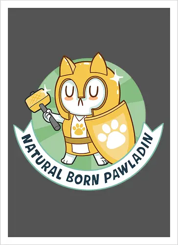 RPG Cats - Natural Born Pawladin