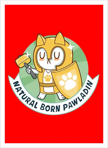 RPG Cats - Natural Born Pawladin